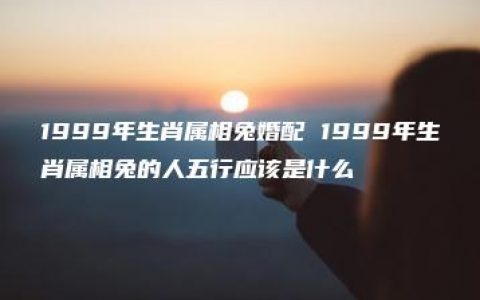 1999年生肖属相兔婚配 1999年生肖属相兔的人五行应该是什么