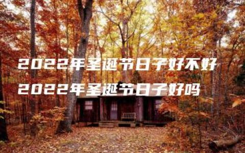 2022年圣诞节日子好不好 2022年圣诞节日子好吗