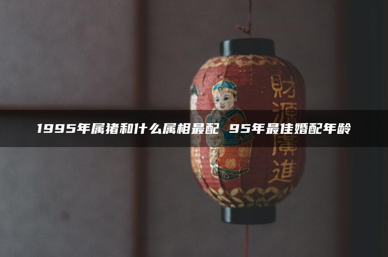1995年属猪和什么属相最配 95年最佳婚配年龄