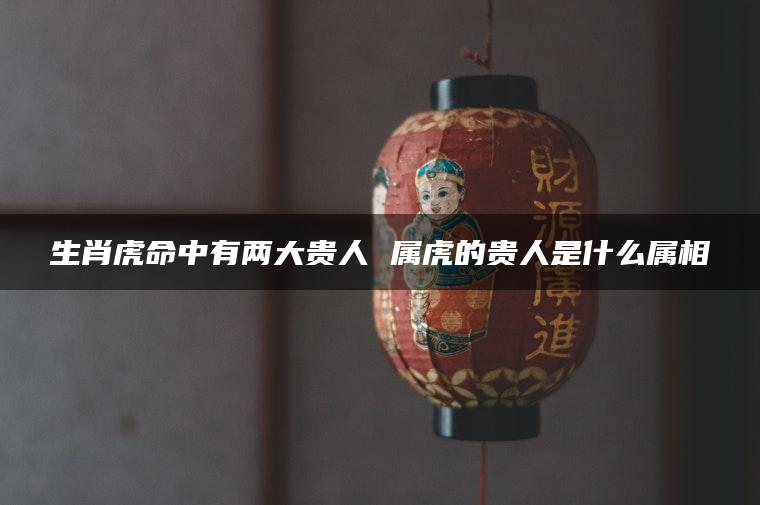 生肖虎命中有两大贵人 属虎的贵人是什么属相