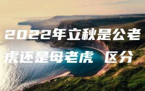 2022年立秋是公老虎还是母老虎 区分