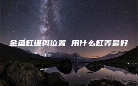 金鱼缸堪舆位置 用什么缸养最好