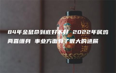 84年金鼠命到底好不好 2022年属鸡两喜缠身 事业方面有了很大的进展