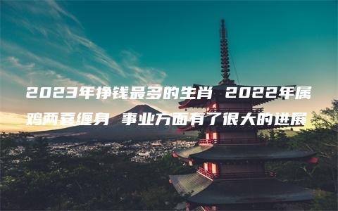 2023年挣钱最多的生肖 2022年属鸡两喜缠身 事业方面有了很大的进展