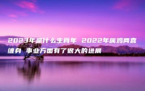 2023年是什么生肖年 2022年属鸡两喜缠身 事业方面有了很大的进展