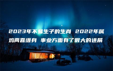 2023年不易生子的生肖 2022年属鸡两喜缠身 事业方面有了很大的进展