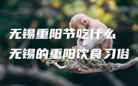 无锡重阳节吃什么 无锡的重阳饮食习俗