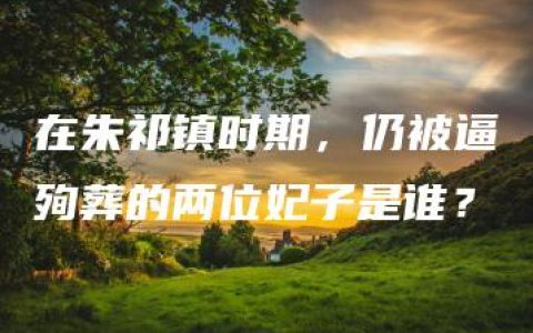 在朱祁镇时期，仍被逼殉葬的两位妃子是谁？