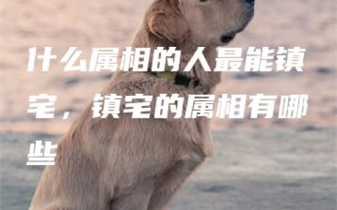 什么属相的人最能镇宅，镇宅的属相有哪些