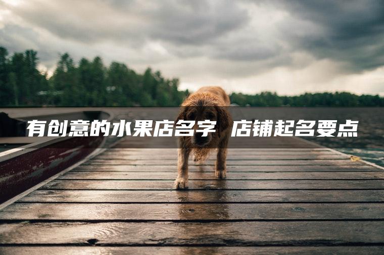 有创意的水果店名字 店铺起名要点