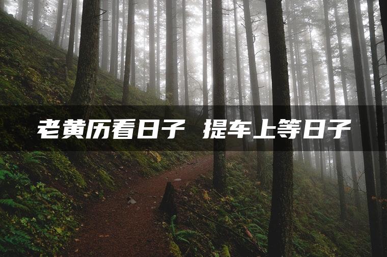 老黄历看日子 提车上等日子