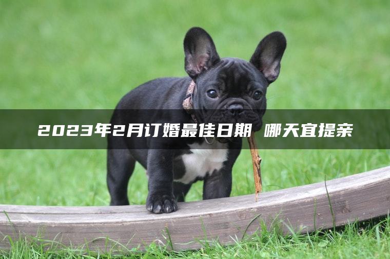 2023年2月订婚最佳日期 哪天宜提亲