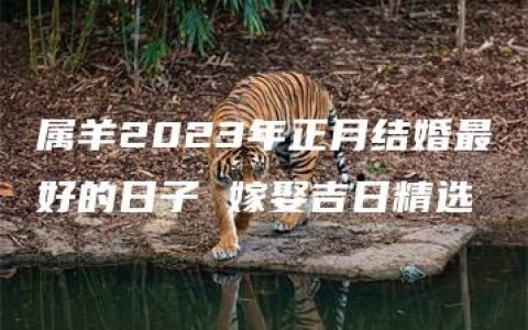 属羊2023年正月结婚最好的日子 嫁娶吉日精选