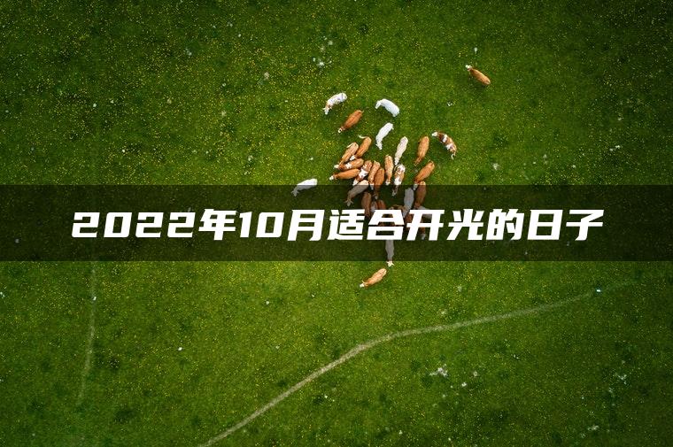 2022年10月适合开光的日子