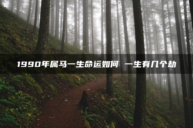 1990年属马一生命运如何 一生有几个劫